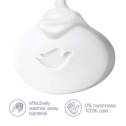 Dove Beauty Bar Gentle Cleanser gor Softer and Smoother Skin with 1/4 Moisturizing Cream White Effectively Washes Away Bacteria, Nourishes Your Skin, 4 oz, 2 Bars