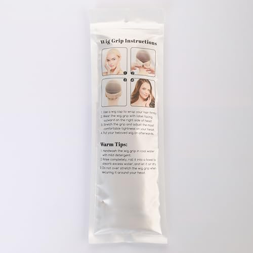 Dreamlover Wig Grip Band for Women, Nude, 2 Pieces