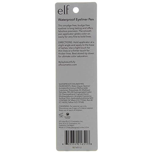 ELF Essential Eyeliner Pen Black - Pack of 2