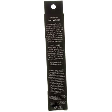 ELF Essential Eyeliner Pen Black - Pack of 2