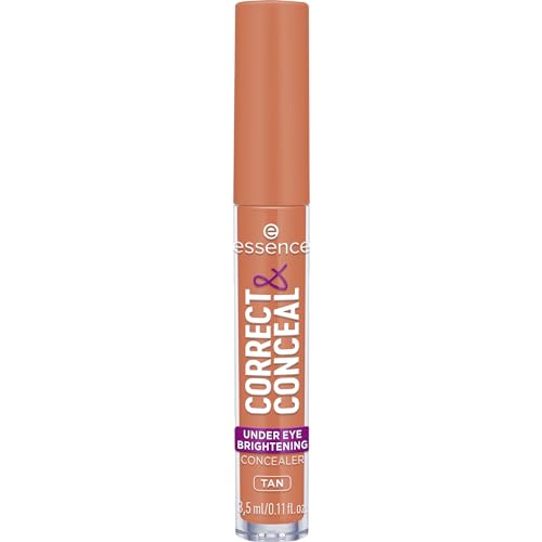 essence | Correct & Conceal Under Eye Brightening Concealer | Easy Application, Lightweight, Buildable, Infused with Aloe Vera | Vegan & Cruelty Free (30 | Tan)