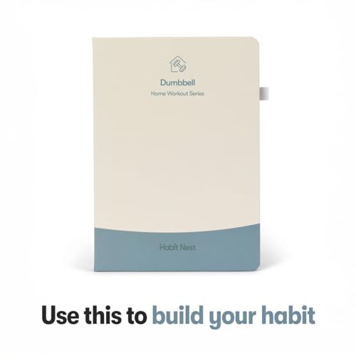 Dumbbell Transformation Journal and Elevate Exercise Cards: Home Workout Series Card Deck - Comprehensive Fitness System With Effective Dumbbell Workouts. #1 Workout Journal/Workout Planner for Women & Men.