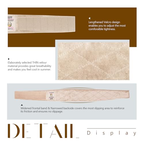 Dreamlover Wig Grip Band for Women, Nude, 2 Pieces