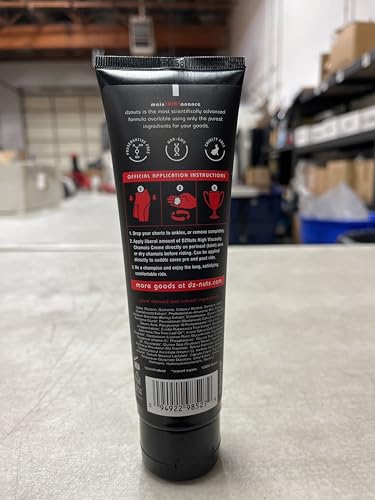 dznuts Men's Pro Chamois Cream, Anti -Chafing Cream for Saddle Sores, Chafing, Rubbing, Inner Thighs Friction for Cyclists, Runners, Triathletes - 3 Pack (4 Fl Oz Each)
