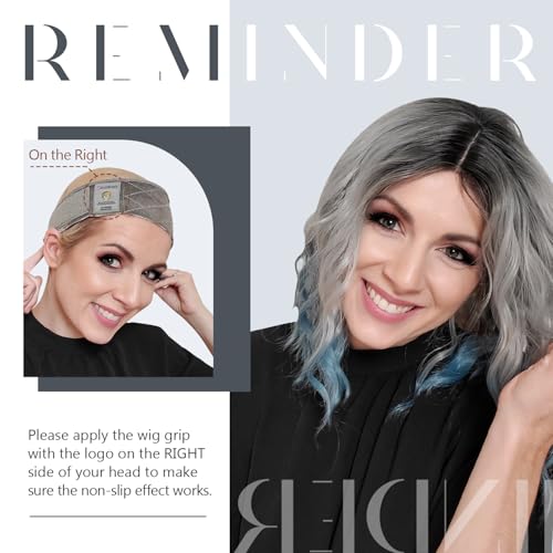 Dreamlover Wig Grip Band for Women, Nude, 2 Pieces