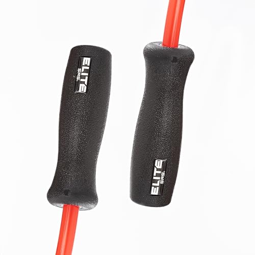 Elite Jumps, Muay Thai 2.0 Weighted Jump Rope - Heavy 1.3lb PVC Drag Rope (8ft)