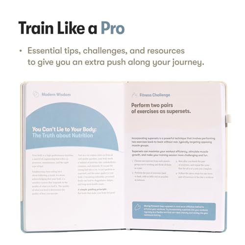 Dumbbell Transformation Journal and Elevate Exercise Cards: Home Workout Series Card Deck - Comprehensive Fitness System With Effective Dumbbell Workouts. #1 Workout Journal/Workout Planner for Women & Men.