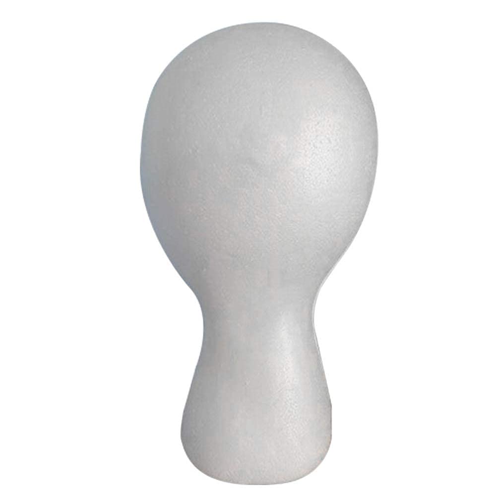 11" 3 Pcs Wig Head - Tall Female Foam Mannequin Wig Stand and Holder for Style, Model And Display Hair, Hats and Hairpieces, Mask - for Home, Salon and Travel