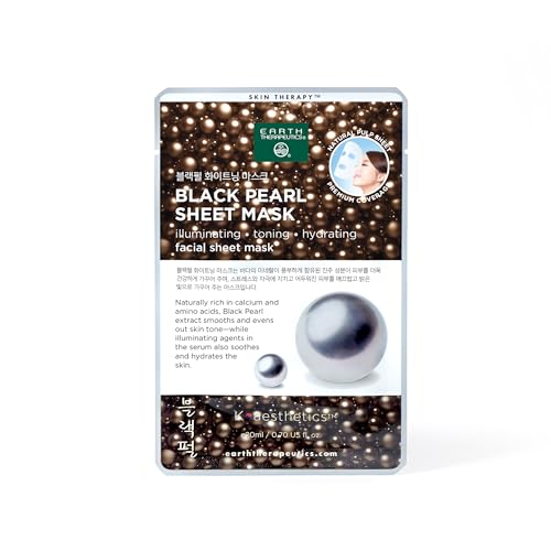 Earth Therapeutics 5 pack Black Pearl Face Masks