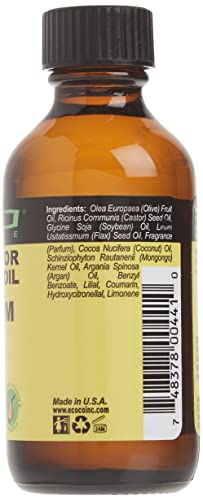 Eco Style Black Castor and Flaxseed Maximum Hair Growth Oil, 2 Ounce,4410