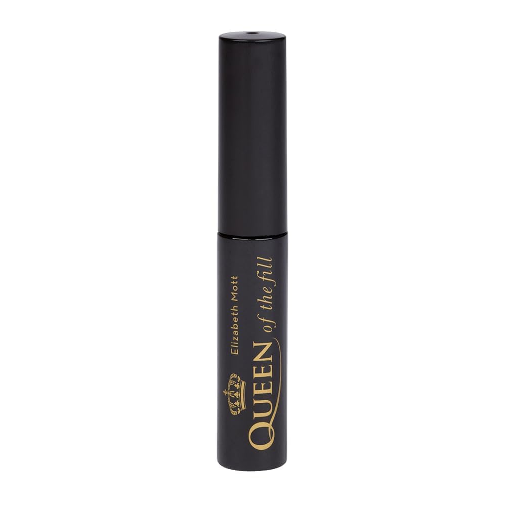 Elizabeth Mott Eyebrow Gel - Queen of the Fill Tinted Brow Filler, Volumizer & Setter - Defines, Shapes & Covers Grays - Water-Resistant, Long-Lasting, Smudge-Proof - Cruelty-Free, Black Shade, 4g