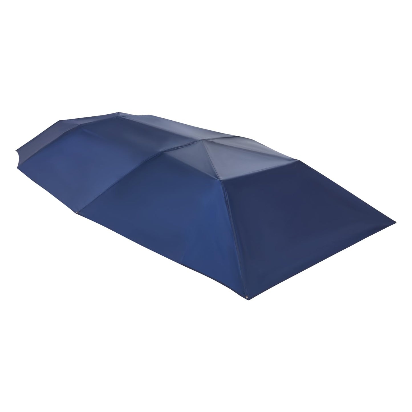 15.09x7.55ft Car Canopy Umbrella, Car Sun Shade Umbrella Cover Tent with Wind-Proof Ropes, Semi Automatic Portable Roof Tent for Cars Protection (Navy Blue)