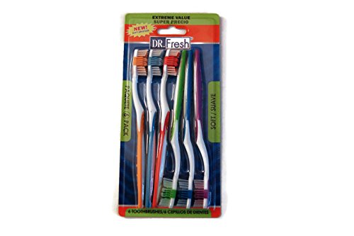 Dr. Fresh family pack toothbrushes-5 kids and 6 adults