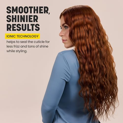 Drybar The Mixologist Interchangeable Styling Iron – One Tool, Three Styles – Reduces Frizz, Adds Shine – Curling Iron – Hair Curling Wand