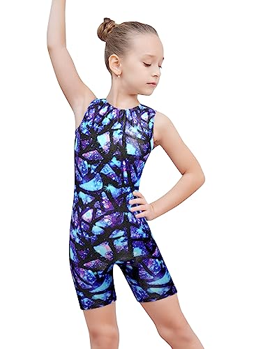 EQSJIU Gymnastics Gifts For Girls Biketards Rainbow Unicorn Dinosaur Mermaid Leopard Donut Galaxy 5-6 Years Girls Accessories