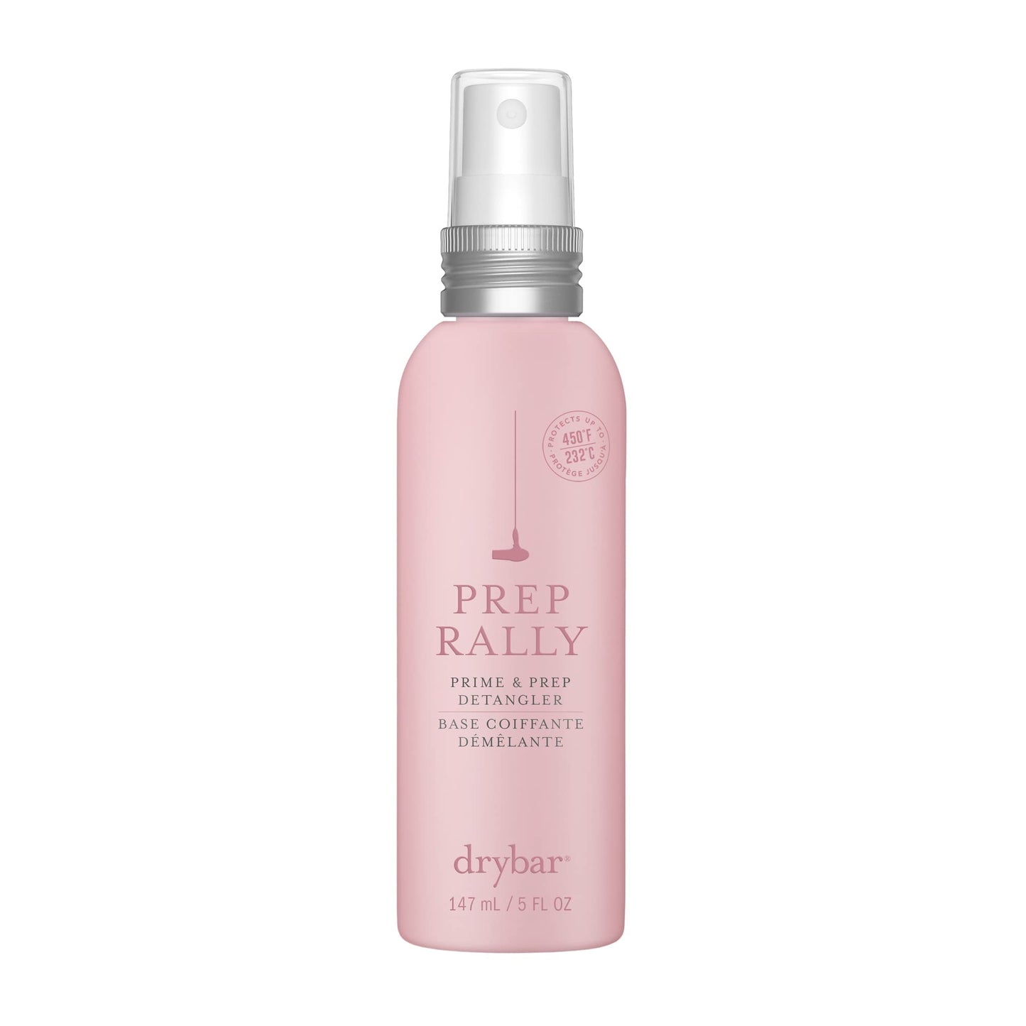 Drybar Prep Rally Prime & Prep Detangler Noir Scent - Full Size | Nourishes Hair, Detangles with Ease, Leaves Hair Soft & Manageable, Protects Hair, Cruelty Free