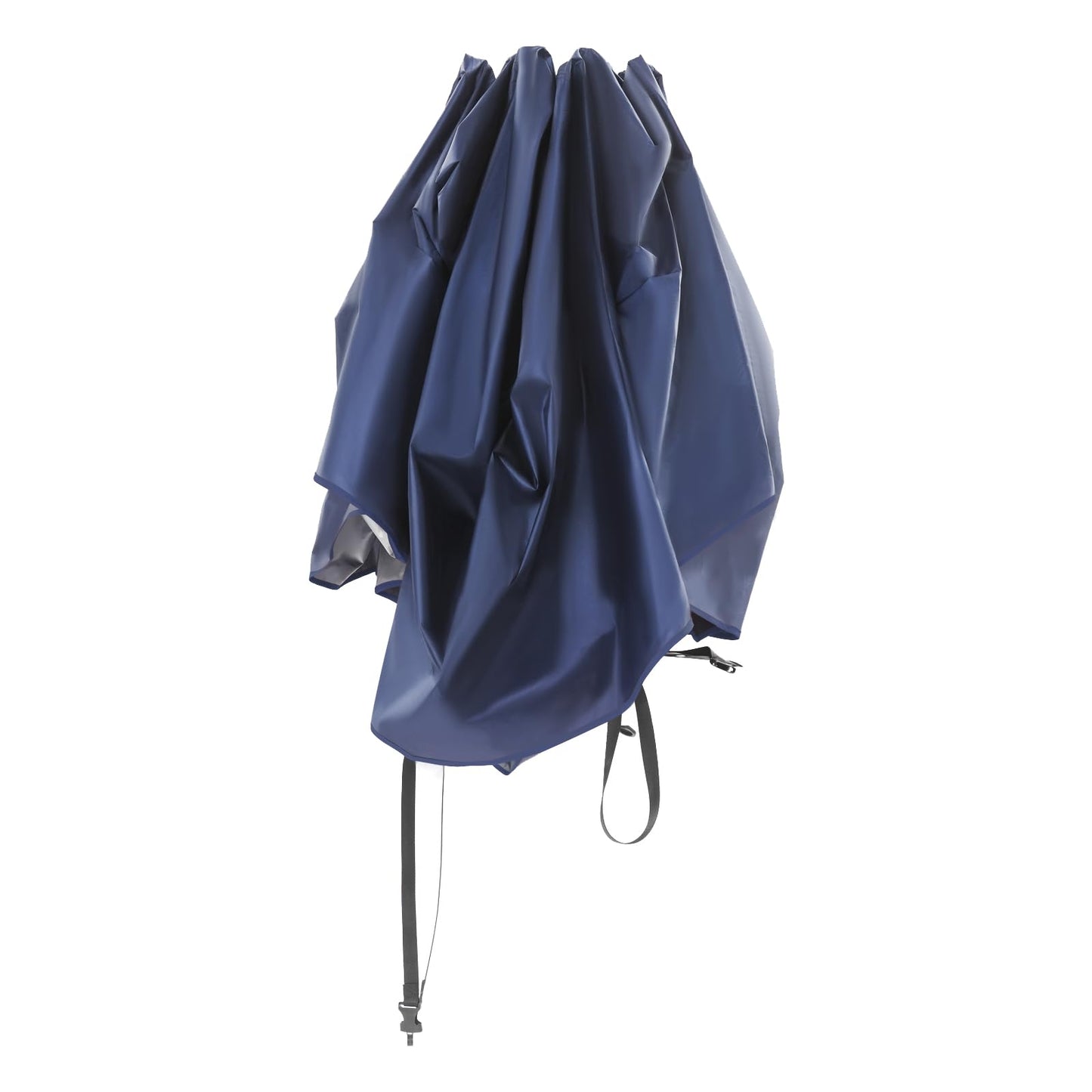 15.09x7.55ft Car Canopy Umbrella, Car Sun Shade Umbrella Cover Tent with Wind-Proof Ropes, Semi Automatic Portable Roof Tent for Cars Protection (Navy Blue)