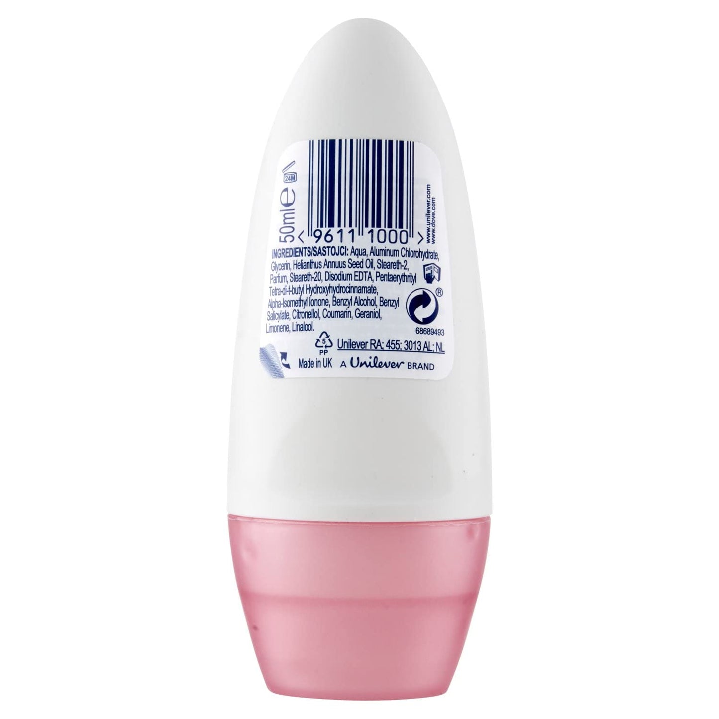 Dove deo roll on talc soft 50ml