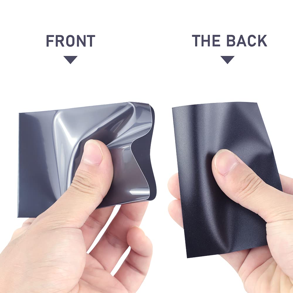 200 Counts Black Card Sleeves Top Loaders for Trading Card, Matte Card Sleeves Deck Card Protectors Compatible with Baseball Card, Sports Cards, MTG, Yugioh Card