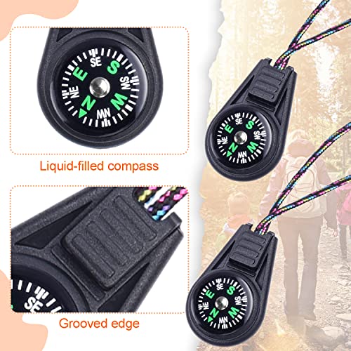 10 Pack Compass for Kids Compass Hiking, Mini Compass Survival, Small Compass Bulk, Boy Scout Compass Party Favor Pocket