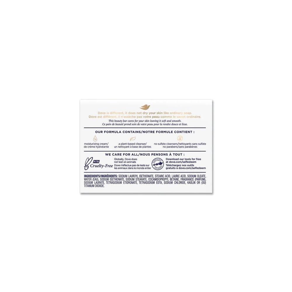 Dove White Beauty Bar with Deep Moisture 2.6 oz (Pack of 3)