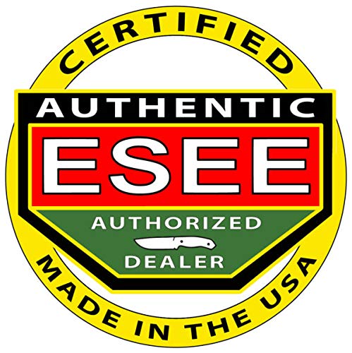 ESEE Izula Fixed Blade Knife w/Molded Polymer Sheath and Clip Plate (Dark Earth Finish/Black Sheath)