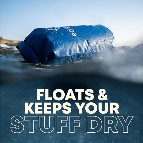 Earth Pak Waterproof Dry Bag - Roll Top Waterproof Backpack Sack Keeps Gear Dry for Kayak with Waterproof Phone Case