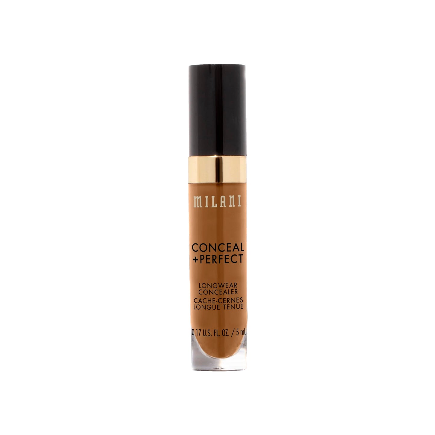 Milani Conceal + Perfect Longwear Concealer - Warm Almond (0.17 Fl. Oz.) Vegan, Cruelty-Free Liquid Concealer - Cover Dark Circles, Blemishes & Skin Imperfections for Long-Lasting Wear