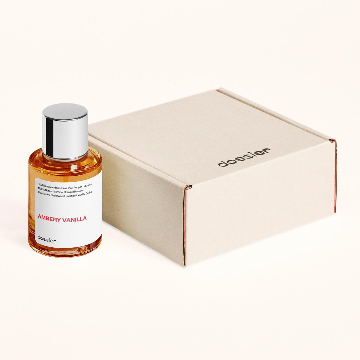 Dossier - Ambery Vanilla 3.4Oz (100ml) - Eau de Parfum - Luxury Perfume - Long-lasting Fragrance - Feminine
