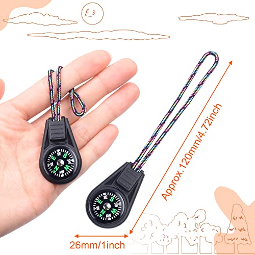 10 Pack Compass for Kids Compass Hiking, Mini Compass Survival, Small Compass Bulk, Boy Scout Compass Party Favor Pocket