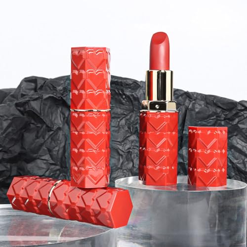 3 Pcs Matte Velvet Lipstick for Women Set,Nude Long Lasting Matte Lip Stick 24H Waterproof for Girls Natural Lip Makeup,Matte Non-Stick Lipstick Makeup for Women,labiales magicos 24 horas originales