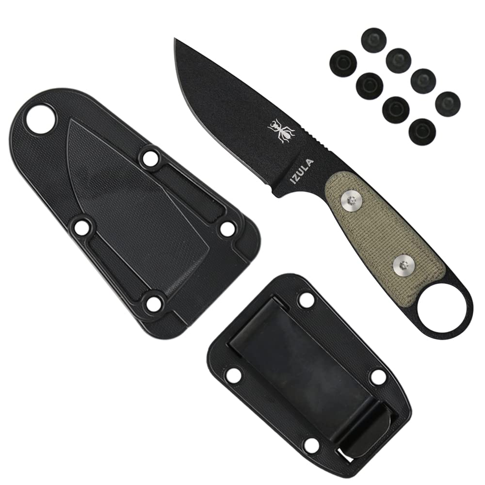 ESEE Knives Izula-B w/Handle, Molded Polymer Sheath, and Clip Plate