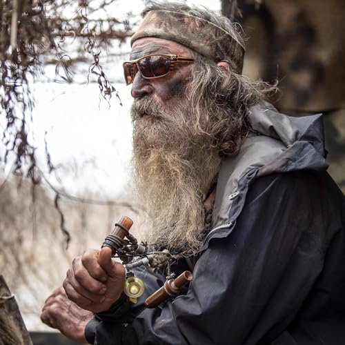 Duck Commander Jase Robertson Pro Series Duck Call, Hi-Ball - Durable Plastic, Single Reed, Mallard Hen Sound, Hunting Waterfowl Lanyard Accessories