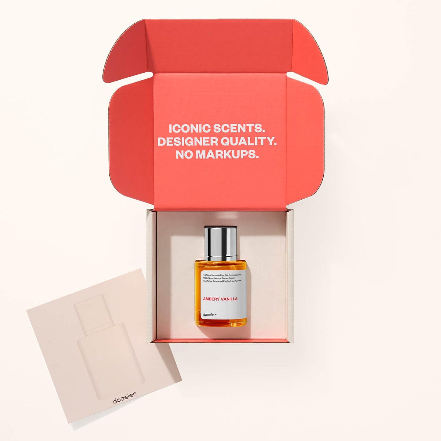 Dossier - Ambery Vanilla 3.4Oz (100ml) - Eau de Parfum - Luxury Perfume - Long-lasting Fragrance - Feminine
