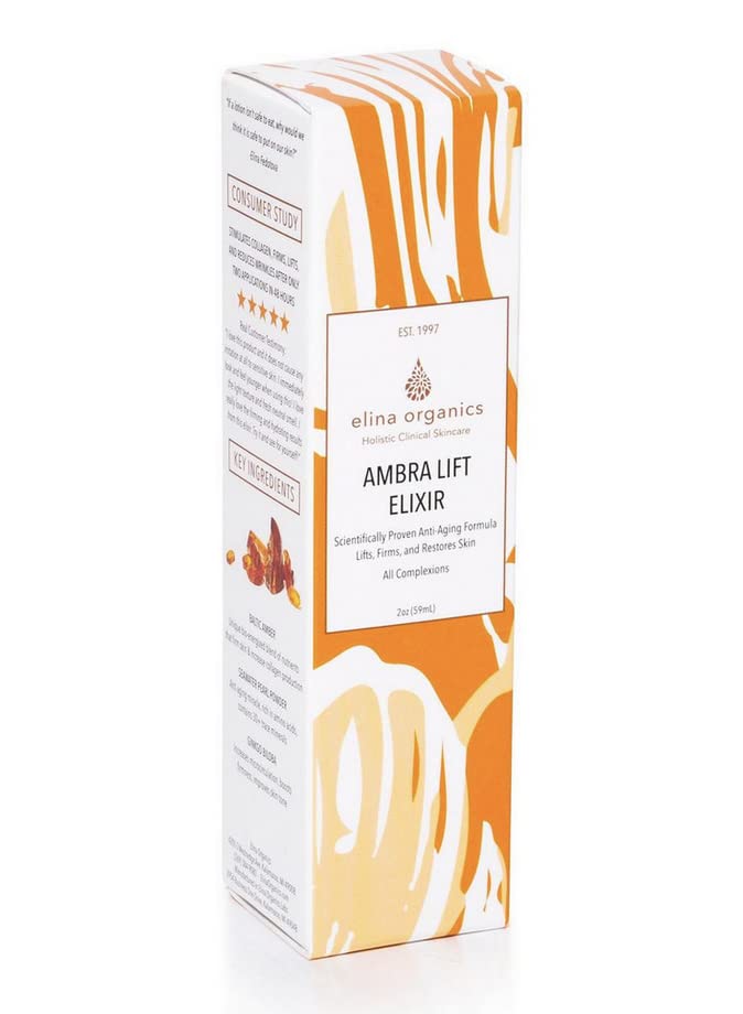 Elina Organics Amber Lift Spa Ritual: The Ultimate Collagen Revitalizing Experience, 2oz