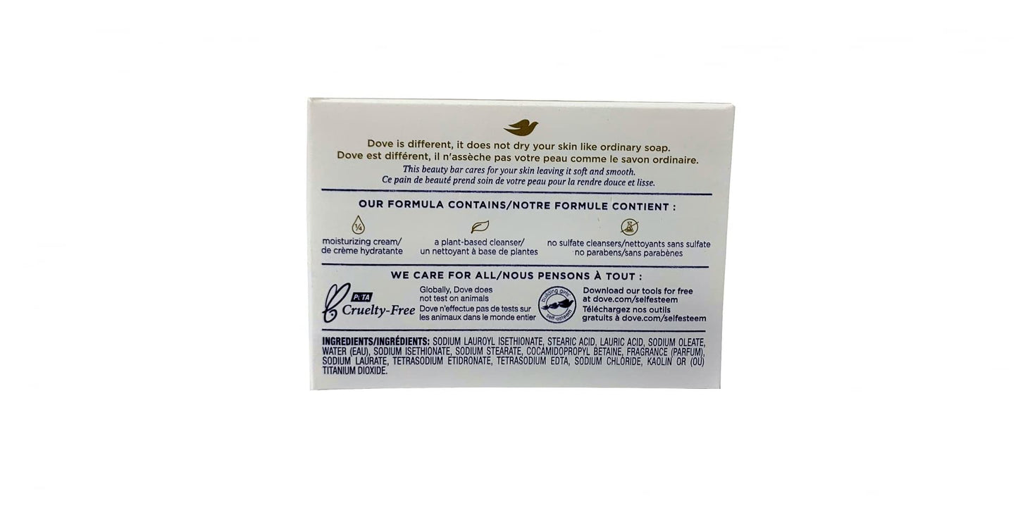 Dove White Beauty Bar with Deep Moisture 2.6 oz (Pack of 3)