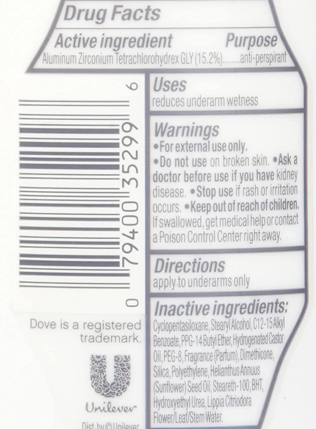 Dove Advanced Care Antiperspirant Deodorant, Revive, 2.6 Ounce (Pack of 2)
