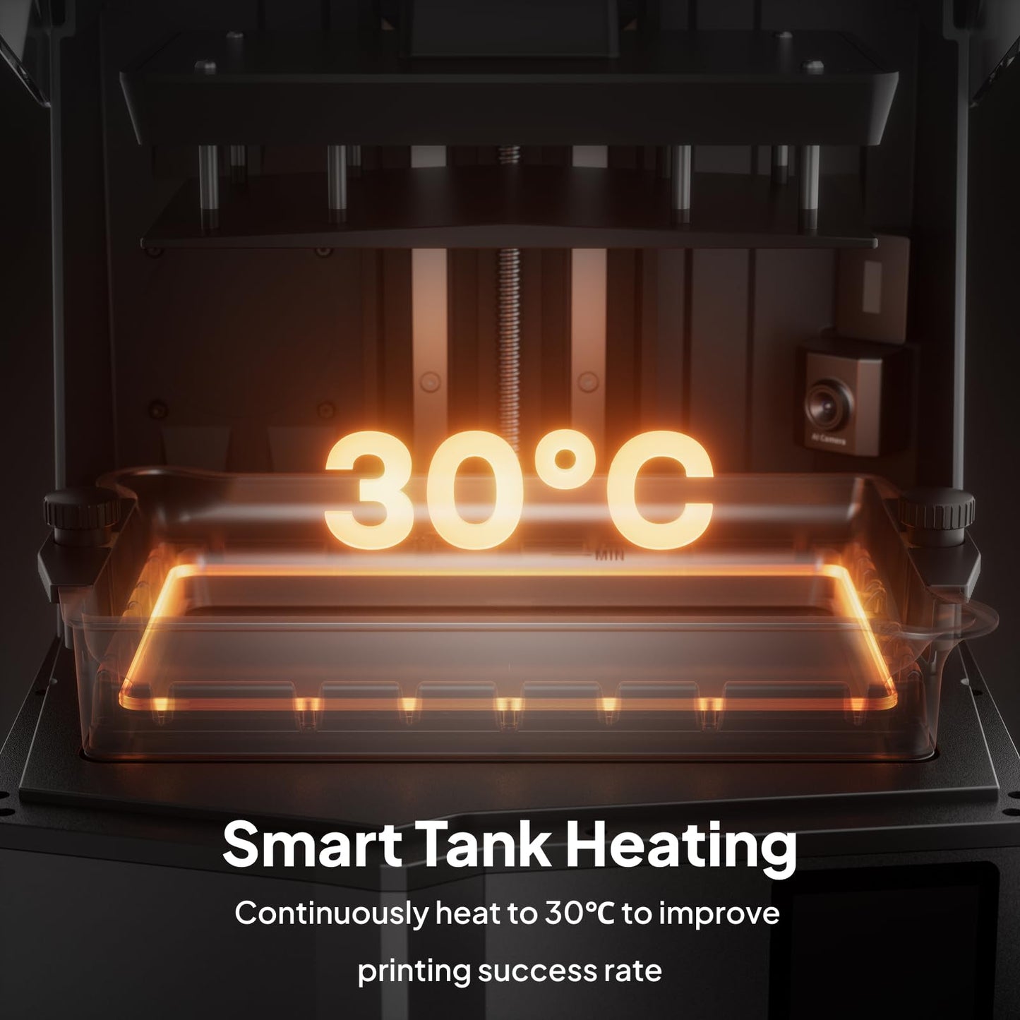 ELEGOO Saturn 4 Ultra 16K Resin 3D Printer with 10" 16K Mono LCD and Flip-up Lid, Smart Tank Heating at 30 ーC, 150mm/h High Speed Printing, Large Printing Size of 8.33x4.66x8.66 Inches