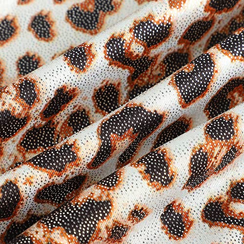 EQSJIU Girls Gymnastics Leotards Yellowleopard Leotard For Girls Dance Rainbow Mosaic Mermaid Butterfly Stars Leopard Galaxy Tie Dye Cosmos 5years 6 Years 5-6years