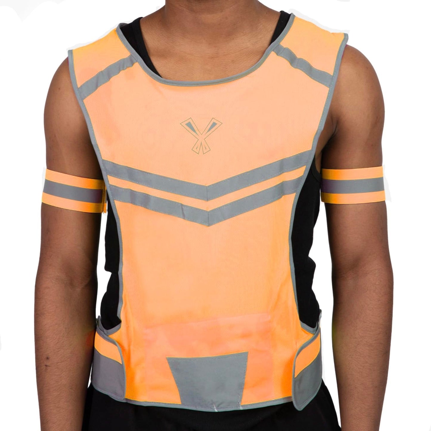 247 Viz Reflective Running Vest – Reflective Vest Running at Night for Walkers, Women & Men. High Visibility Reflective Gear, Cycling & Running Vest, High Vis Neon Safety Runners Reflective Vest