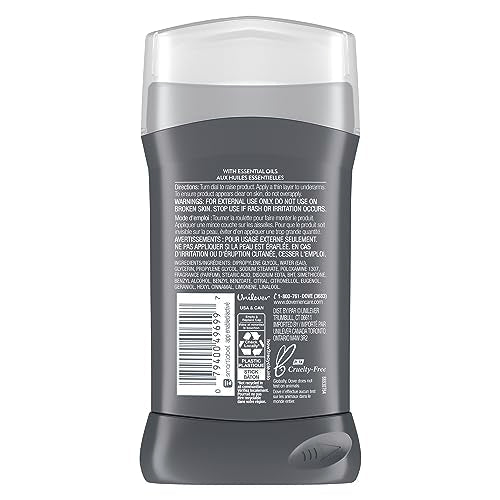 DOVE MEN + CARE Deodorant Stick for Men Aluminum Free 72-Hour Odor Protection Paradiso Sunrise 3 Count Mens Deodorant with Essential Oils & 1/4 Moisturizing Cream 3 oz