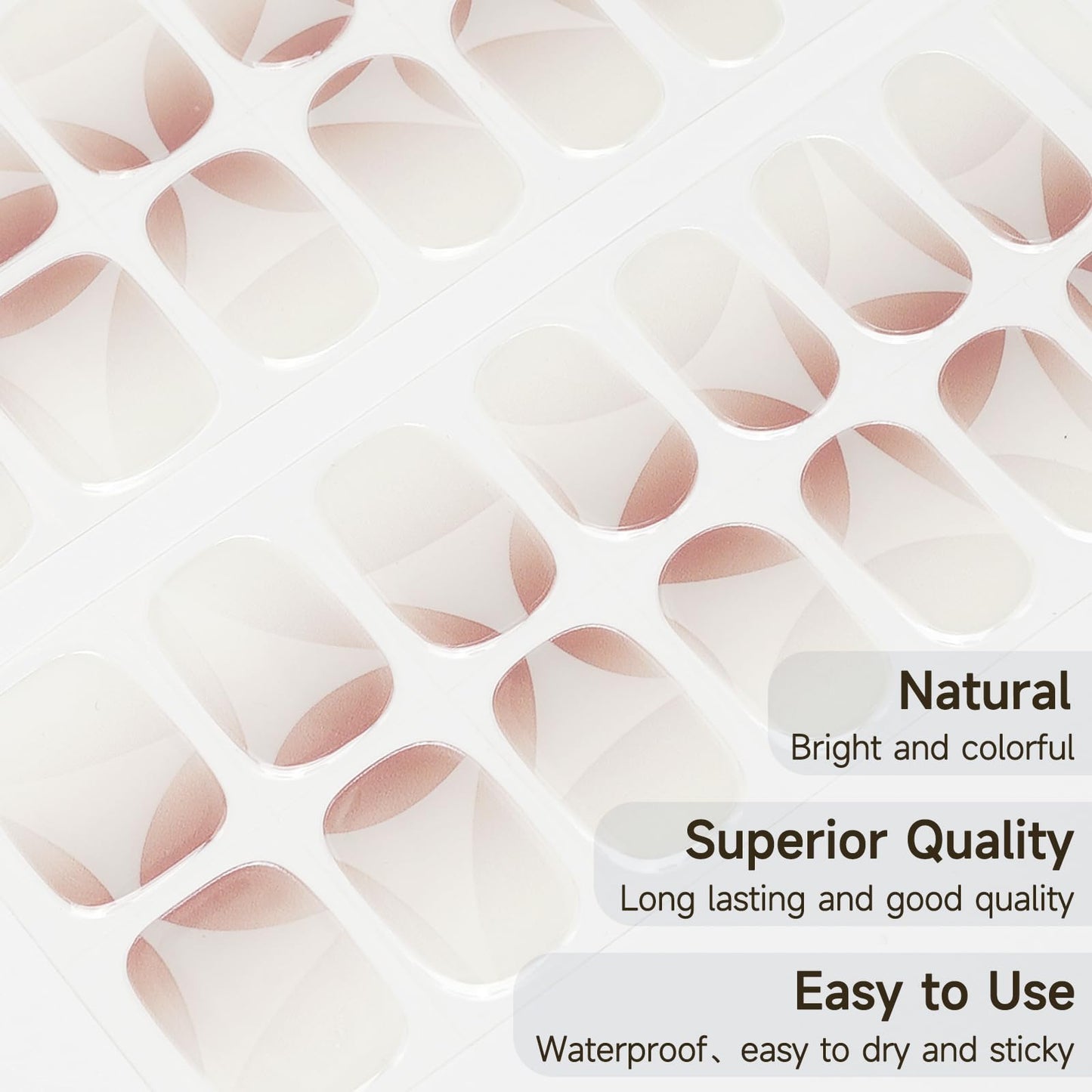 DUKASOU Semi Cured Gel Nail Strips, 28 pcs Mirror and Moon Gel Nail Strips UV Need, Long Lasting Gel Nail Stickers Full Nail Wraps for Women Girls Kids DIY DIY Decoration Birthday Party Gift