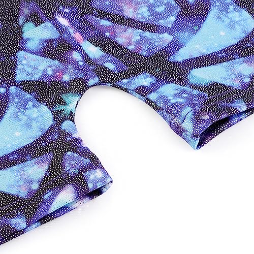 EQSJIU Gymnastics Gifts For Girls Biketards Rainbow Unicorn Dinosaur Mermaid Leopard Donut Galaxy 5-6 Years Girls Accessories