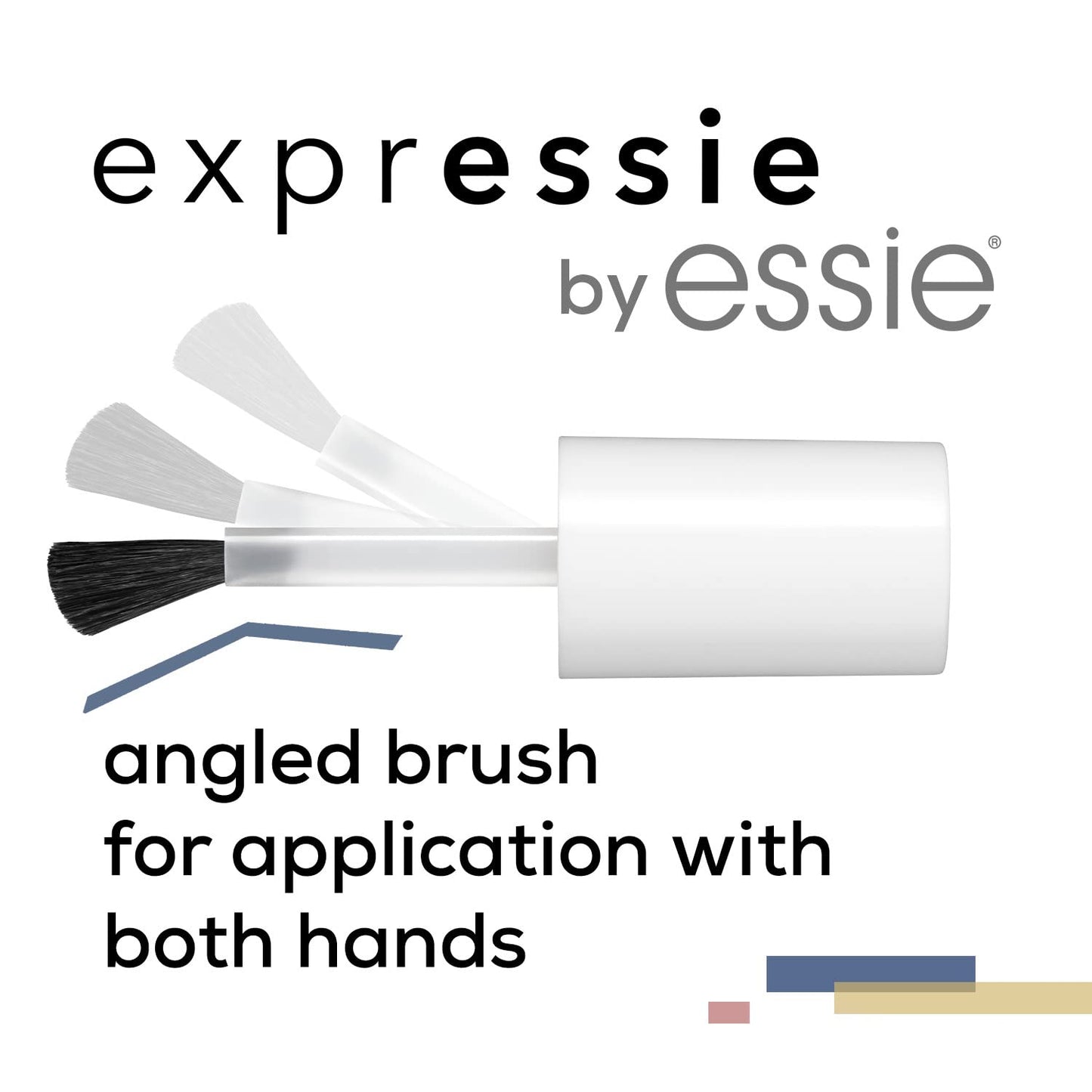 essie Expressie Nail Polish, Quick-Dry Muted Gray Nail Polish, Vegan, Cut To The Chase, 0.33 fl oz