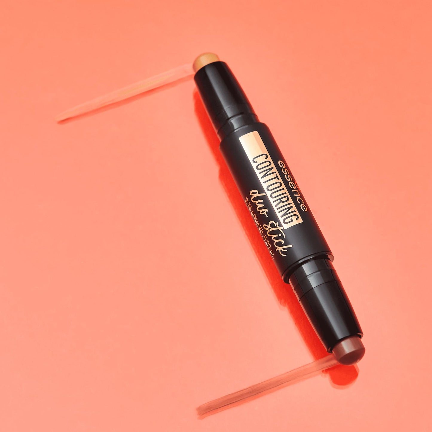 essence | Contour Duo Stick | 2-in-1 Highlight and Contour Slim Stick, Creamy, Buildable and Easy to Apply | Vegan & Cruelty Free (40 | Tan)