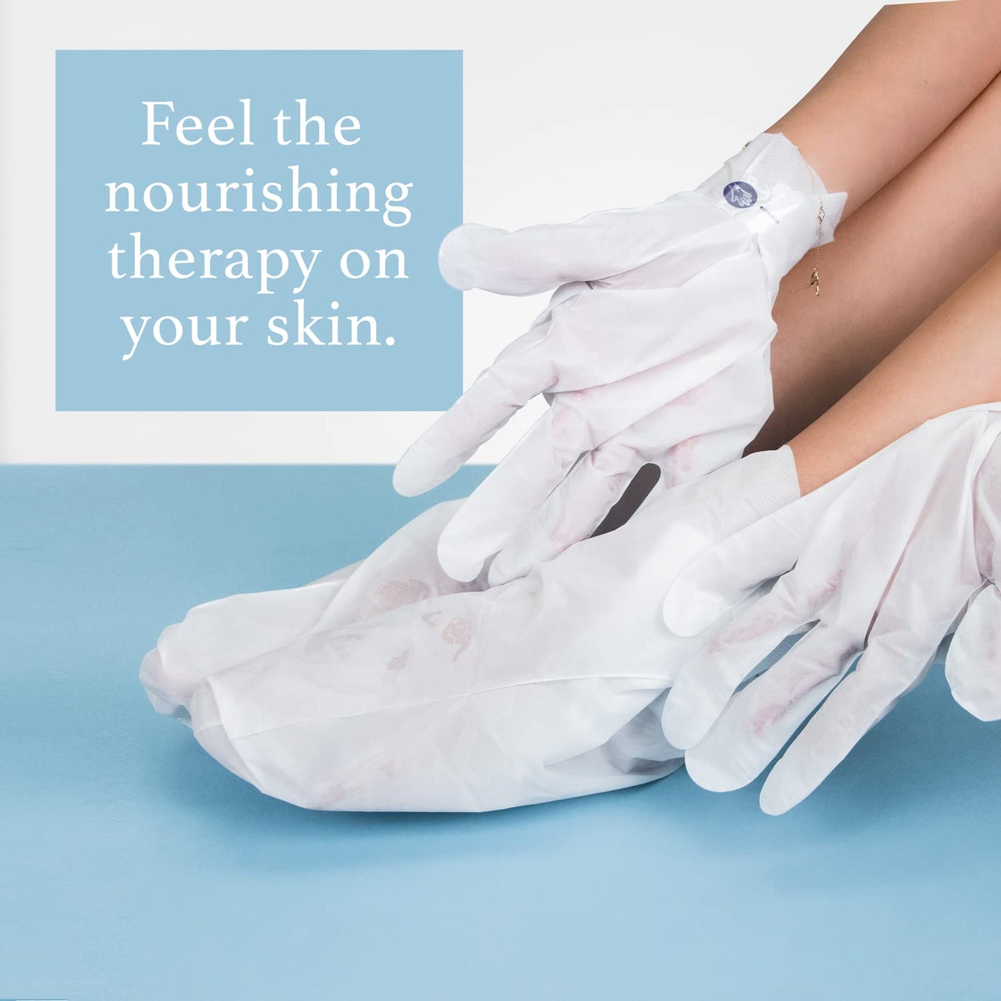 Epielle Relaxing Foot Masks - Melatonin & Lavender Extract | Deep Moisturizing | 100% Vegan & Cruelty-Free | 6 Pack Socks | Beauty Gifts, Easter Gifts, Mother's day Gifts