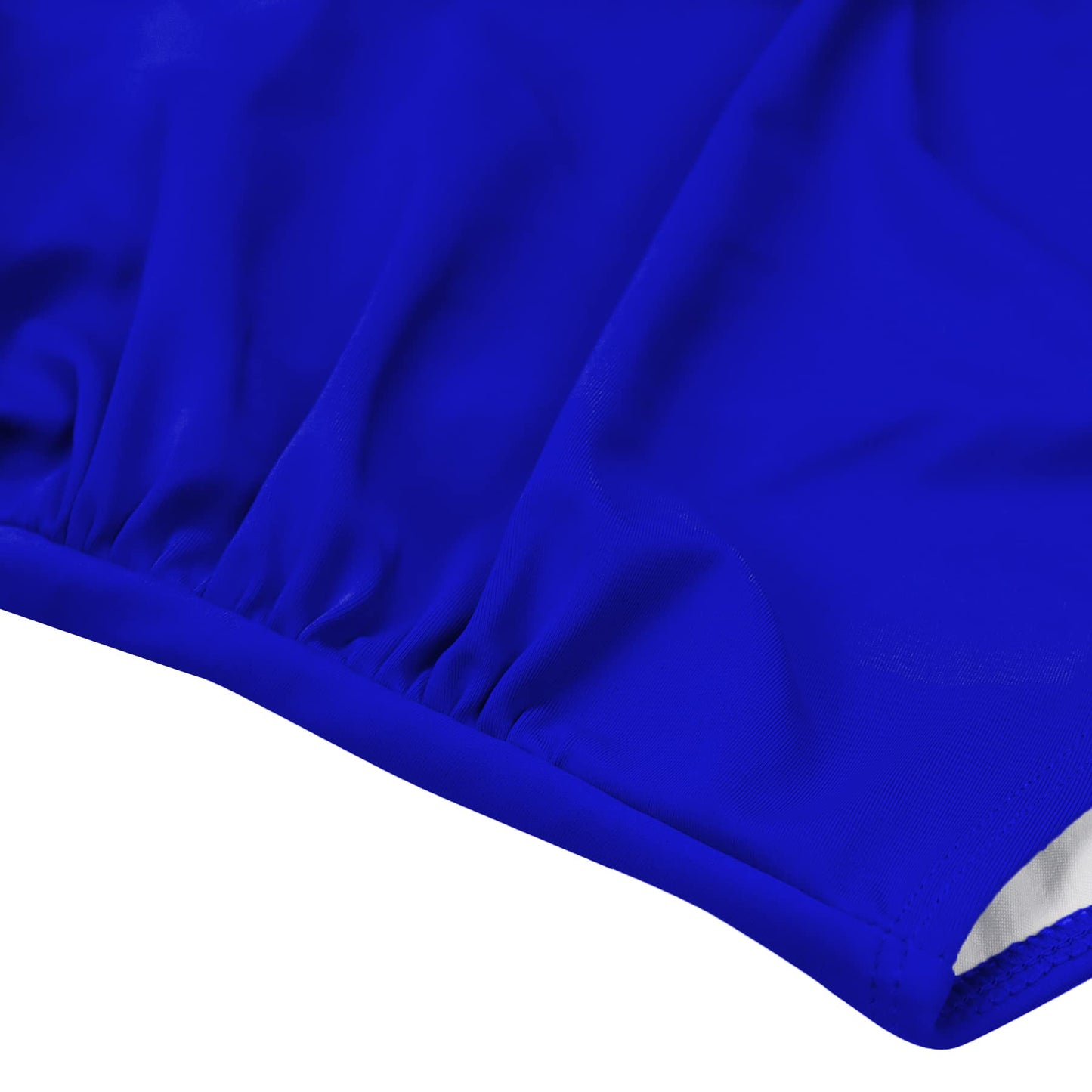 Eomenie Women's One Piece Swimsuits Tummy Control Cutout High Waisted Bathing Suit Wrap Tie Back 1 Piece Swimsuit Royal Blue