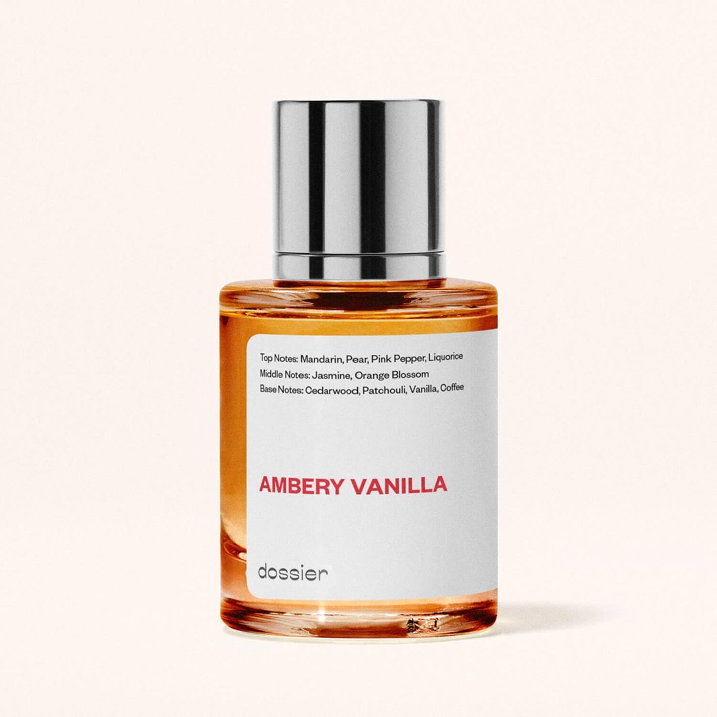 Dossier - Ambery Vanilla 3.4Oz (100ml) - Eau de Parfum - Luxury Perfume - Long-lasting Fragrance - Feminine