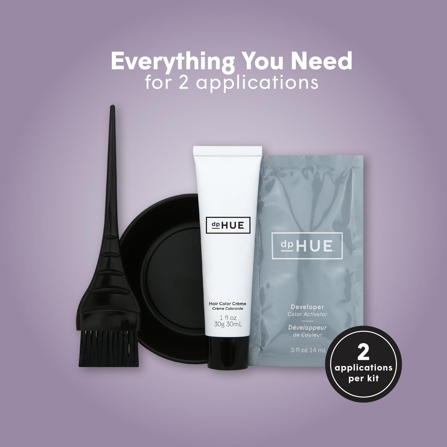 dpHUE Root Touch-Up Kit, Dark Blonde - Permanent Hair Color for Gray Coverage - Includes Two Applications - Paraben, SLS & SLES Sulfate Free - Leaping Bunny Certified