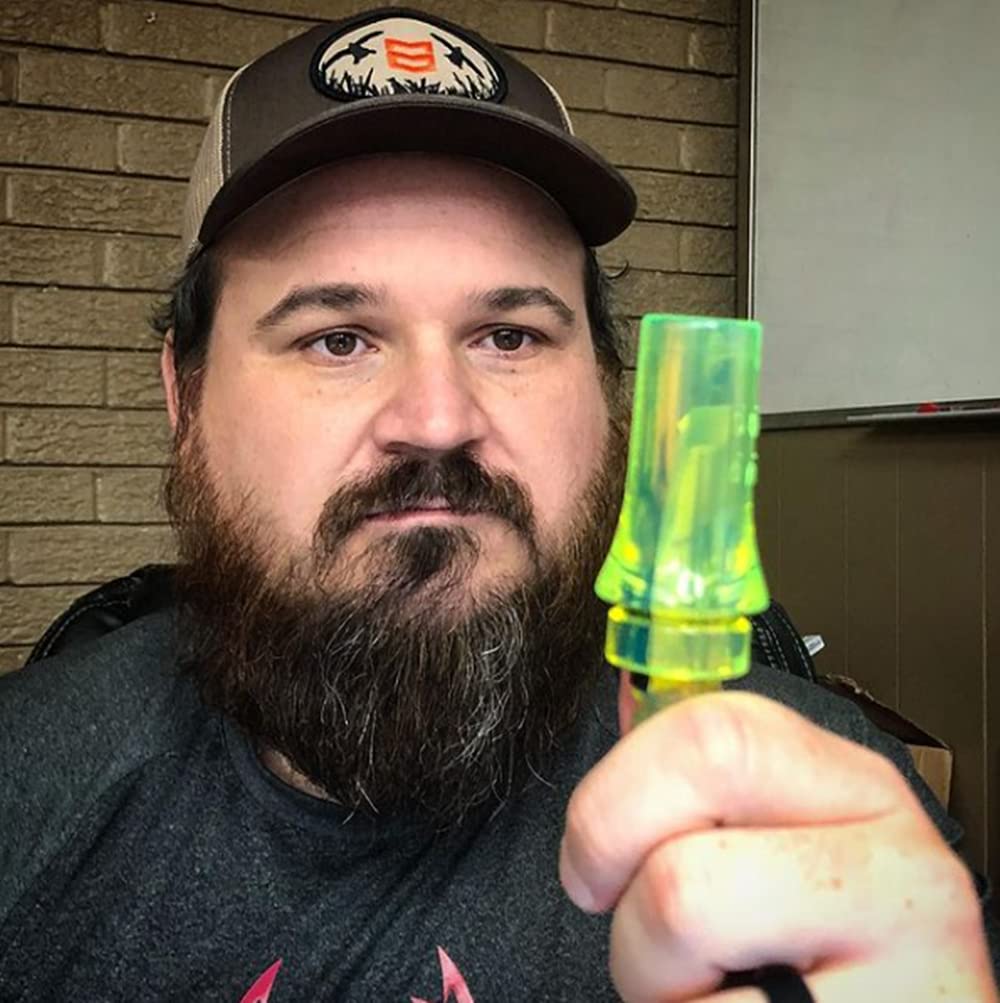 Duck Commander Classic Duck Calls - The Flash Mallard Hen Duck Call - Double-Reed, Short Barrel, Smooth and Silky Tone - for Waterfowl Hunting